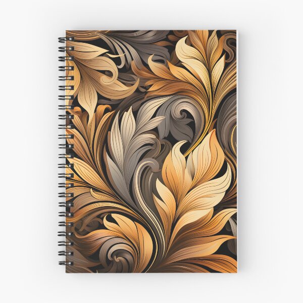 Item preview, toffee color swirling abstract decorative print designed and sold by dcrc.