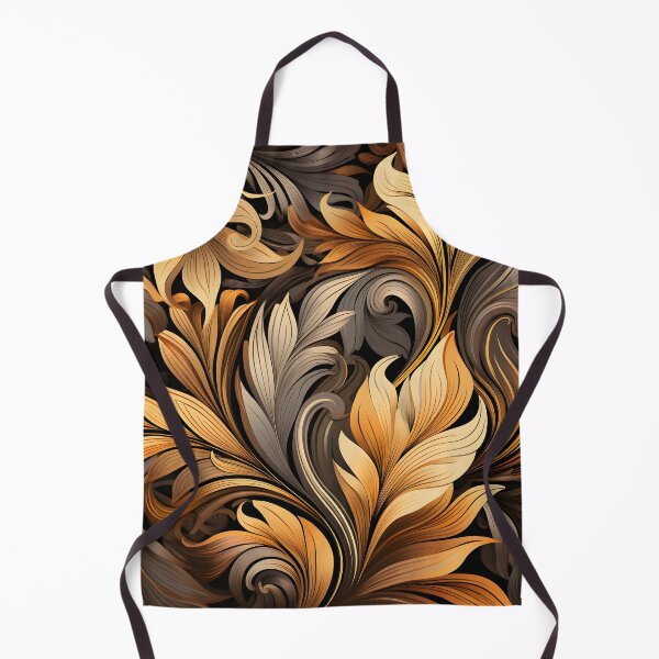 Item preview, toffee color swirling abstract decorative print designed and sold by dcrc.