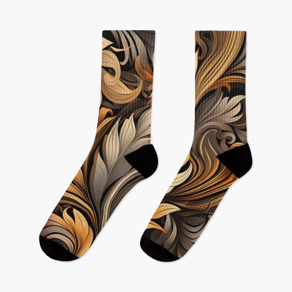 Item preview, toffee color swirling abstract decorative print designed and sold by dcrc.
