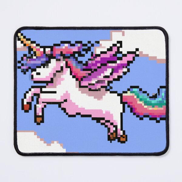 Item preview, pixel unicorn designed and sold by SpongyDesings.