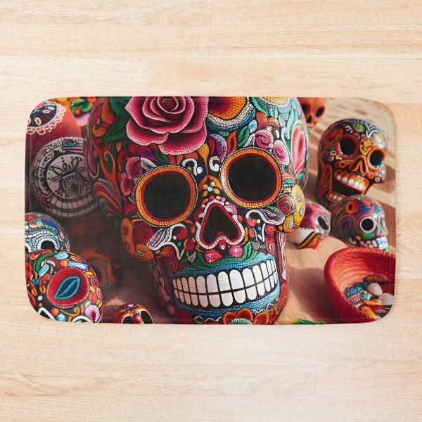 Item preview, Puerto vallarta skull art designed and sold by edleon.