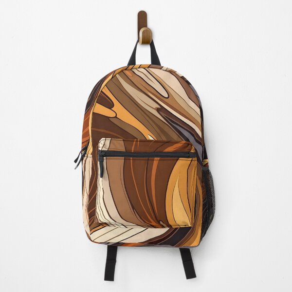 Item preview, toffee color swirling abstract decorative print designed and sold by dcrc.
