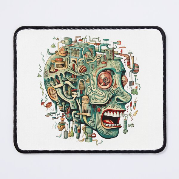 Item preview, Stop Overthinking Creepy Abstract designed and sold by CoolMantras.