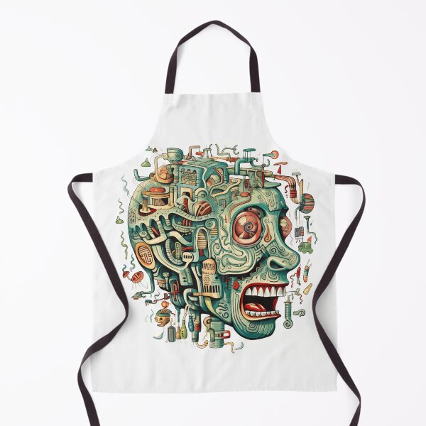 Item preview, Stop Overthinking Creepy Abstract designed and sold by CoolMantras.