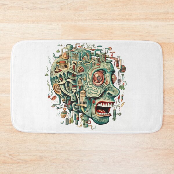 Item preview, Stop Overthinking Creepy Abstract designed and sold by CoolMantras.
