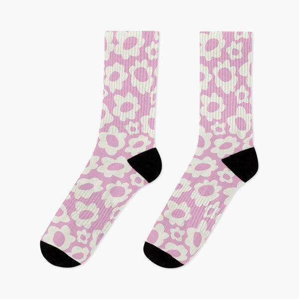 Item preview, MODERN BOHO MATISSE FLOWERS CREAM ON PASTEL PINK designed and sold by blomastudios.