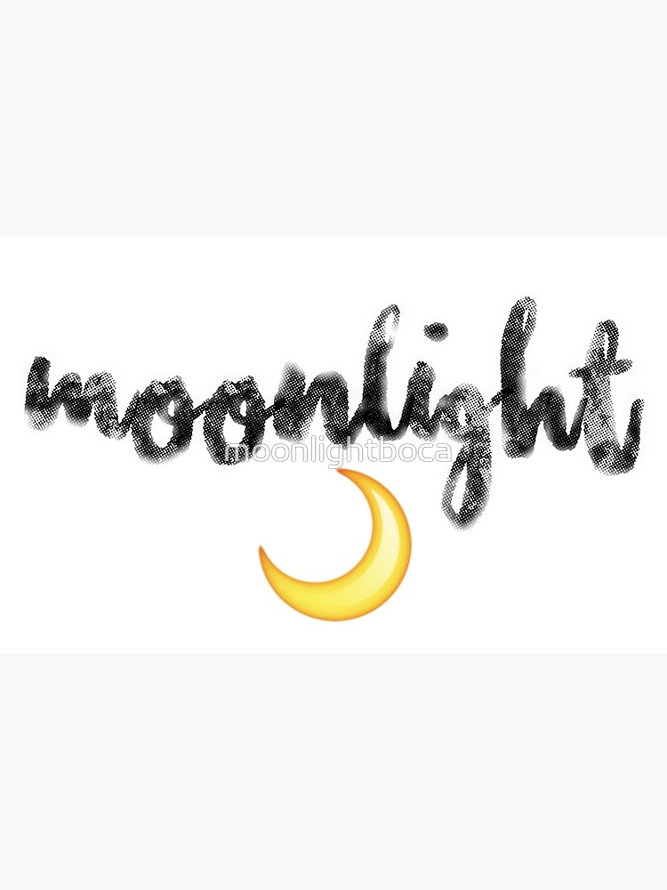 "moonlight (emoji version) " Poster for Sale by moonlightboca Redbubble