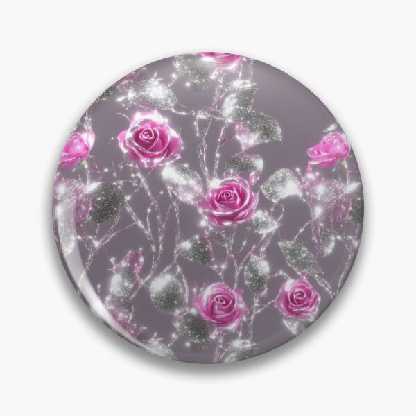 Item preview, Small Pink Roses w/Glitter Floral Seamless Pattern  designed and sold by PaxtonProjects.