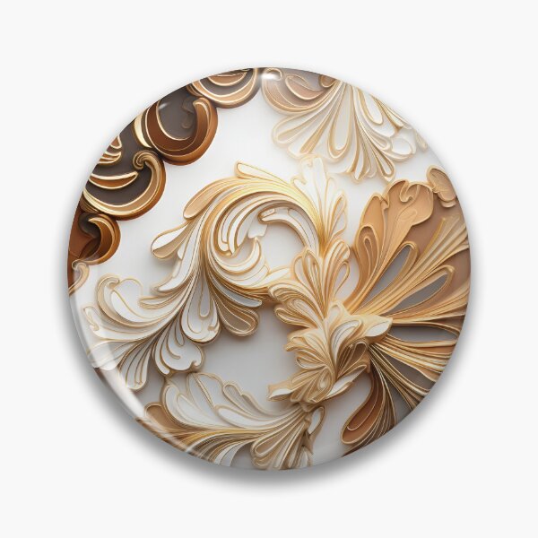 Item preview, toffee color swirling abstract decorative print designed and sold by dcrc.