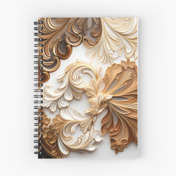 Item preview, toffee color swirling abstract decorative print designed and sold by dcrc.