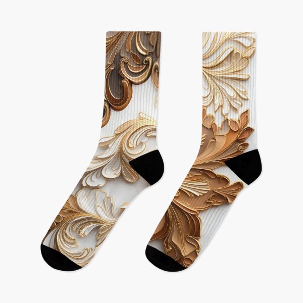 Item preview, toffee color swirling abstract decorative print designed and sold by dcrc.