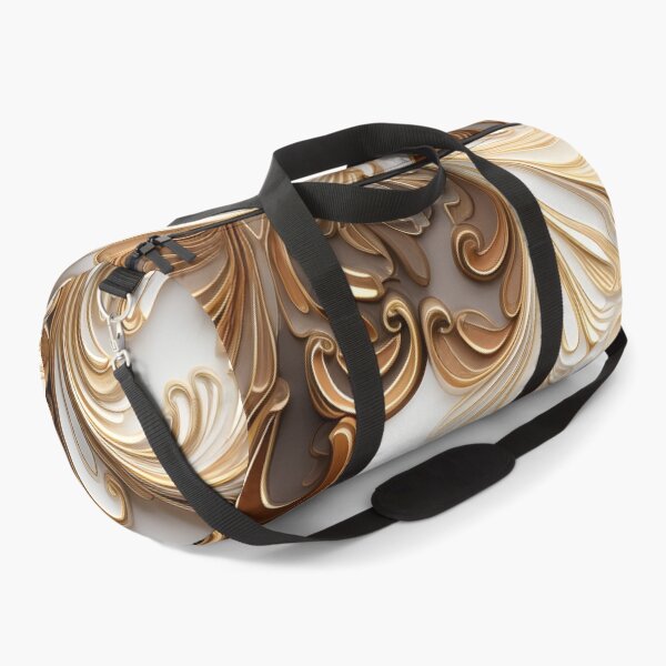 Item preview, toffee color swirling abstract decorative print designed and sold by dcrc.