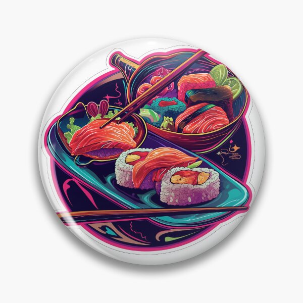 Item preview, Cyber Sushi 2 designed and sold by InkHarborDesign.