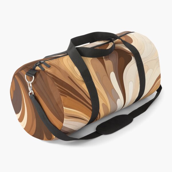 Item preview, toffee color swirling abstract decorative print designed and sold by dcrc.