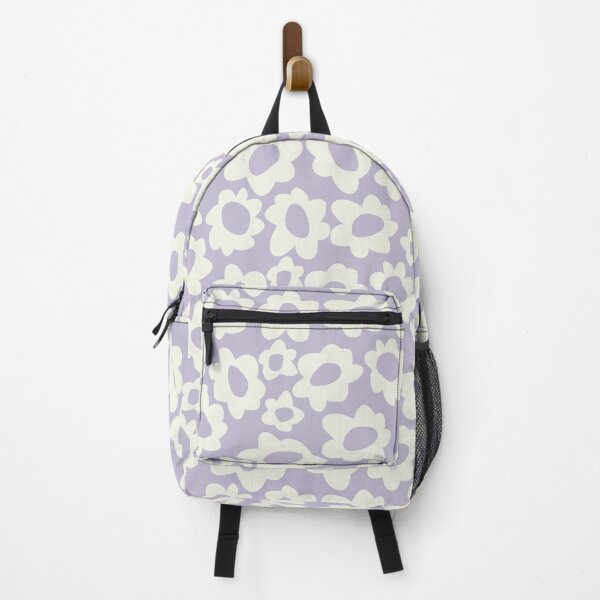 Item preview, MODERN BOHO MATISSE FLOWERS CREAM ON LILAC designed and sold by blomastudios.