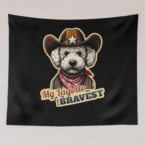 Item preview, Lagotto Cowboy designed and sold by ThisDress.
