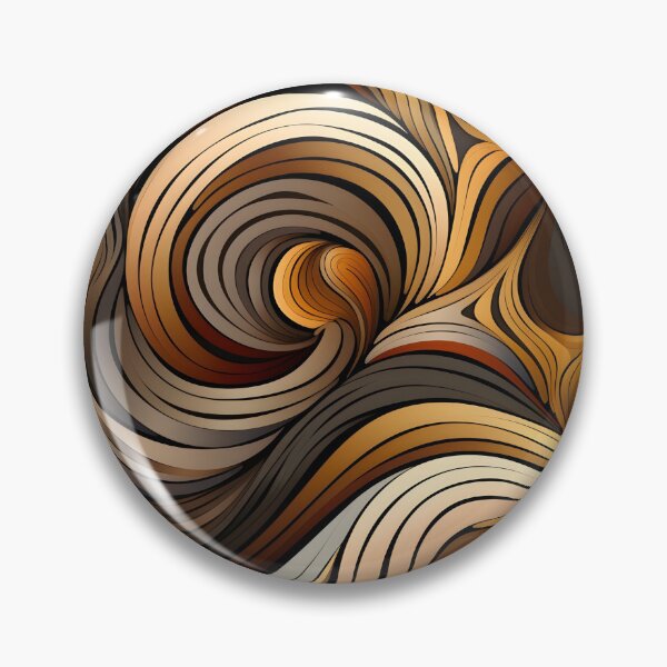 Item preview, toffee color swirling abstract decorative print designed and sold by dcrc.