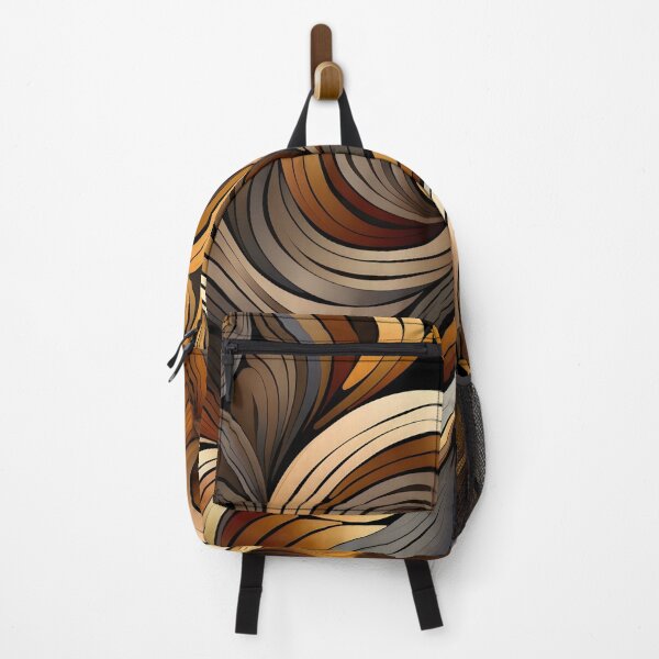 Item preview, toffee color swirling abstract decorative print designed and sold by dcrc.