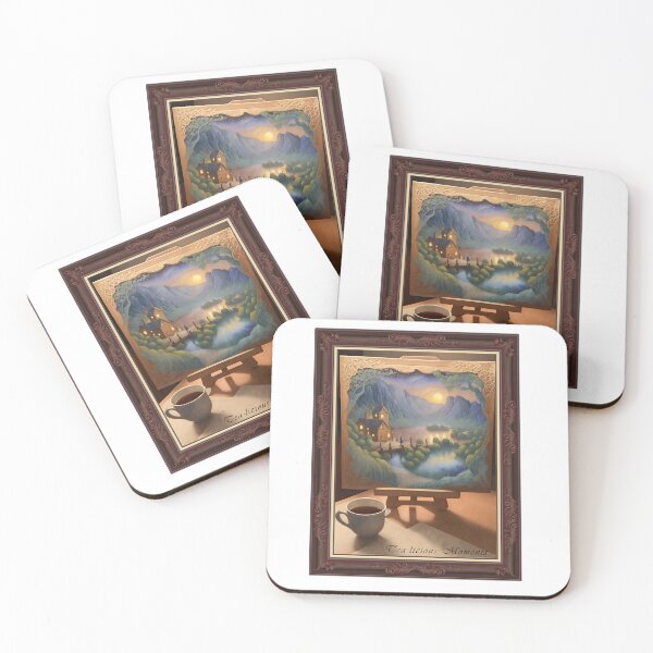 Item preview, Tea-licious Moments: Delightful Cup of Tea Unveils a Painted Serenity designed and sold by zax454.