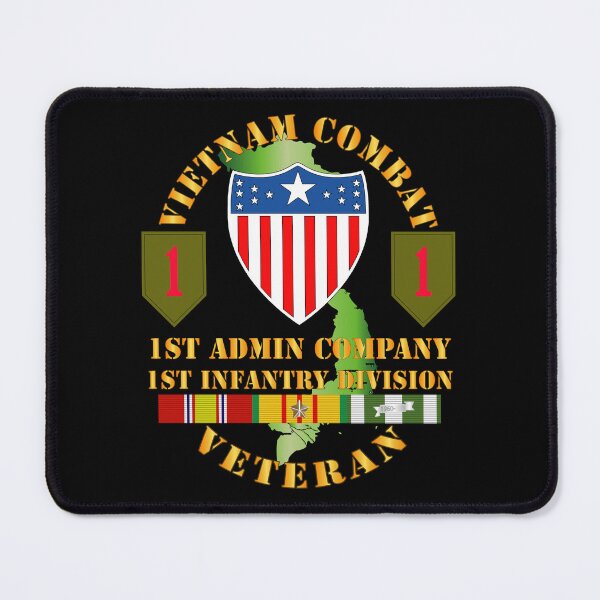 Item preview, Army - Vietnam Combat Vet - 1st Admin Company - 1st Inf Div SSI designed and sold by Military Insignia Products.