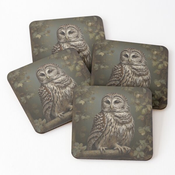 Item preview, Barred owl designed and sold by Sadia  Jannat.
