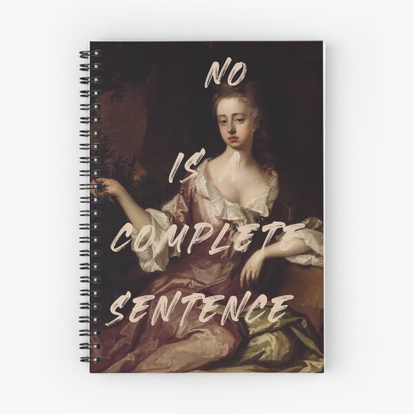 Item preview, No Is Complete Sentence designed and sold by THE ART CONCEPT GALLERY.