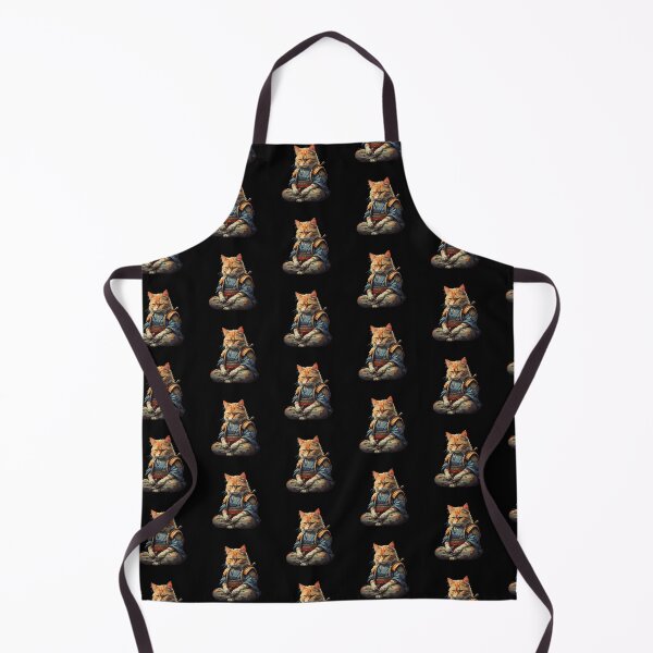 Item preview, Pixel Kitty 14 - Samurai Cat designed and sold by PixelKittyShop.
