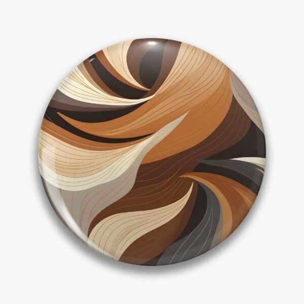 Item preview, toffee color swirling abstract decorative print designed and sold by dcrc.