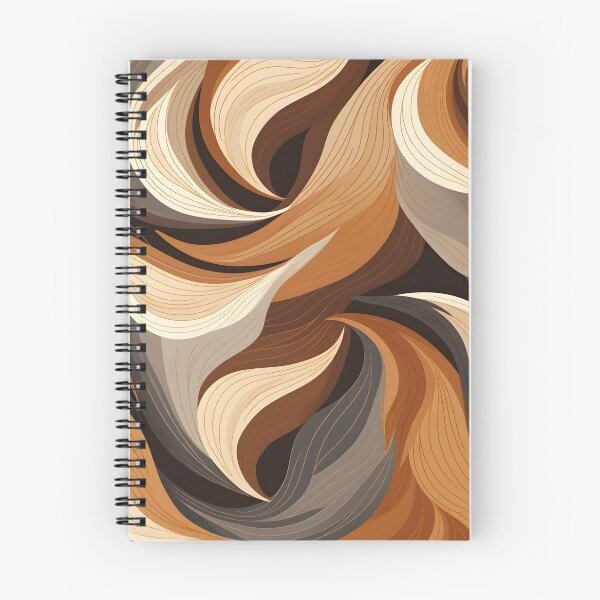 Item preview, toffee color swirling abstract decorative print designed and sold by dcrc.