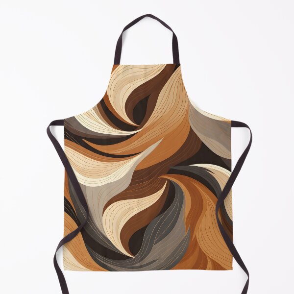 Item preview, toffee color swirling abstract decorative print designed and sold by dcrc.