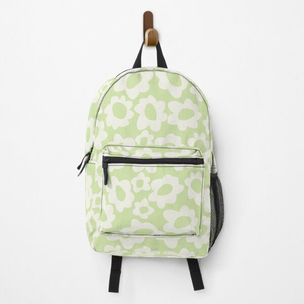 Item preview, MODERN BOHO MATISSE FLOWERS CREAM ON PASTEL GREEN designed and sold by blomastudios.