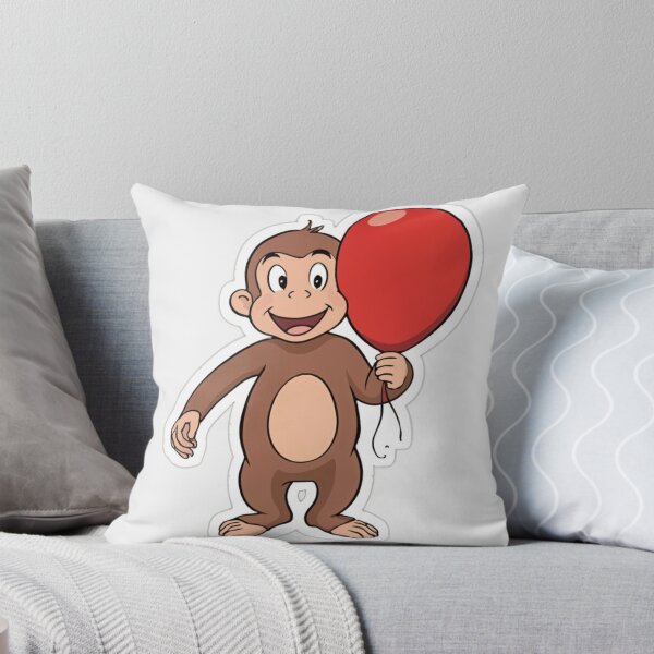 Item preview, curious george with a reed baloon designed and sold by Couture-Haven.