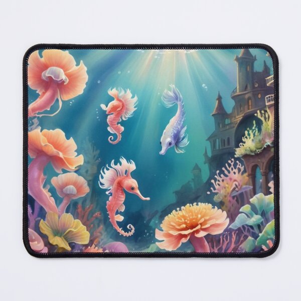 Item preview, Seahorses & Coral Whispers designed and sold by HendAhabib.