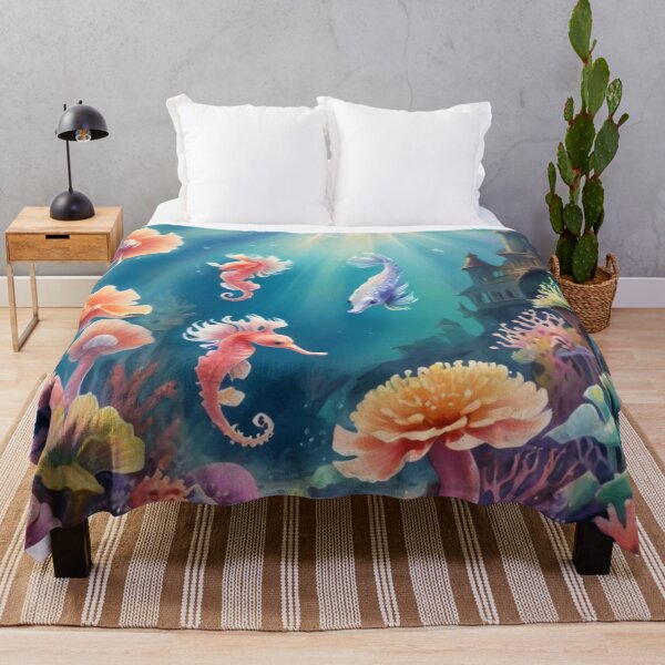 Item preview, Seahorses & Coral Whispers designed and sold by HendAhabib.