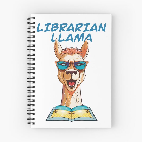Item preview, Llama bibliotecaria, Llama de verano, Libro de lectura de llamas designed and sold by Waveval.