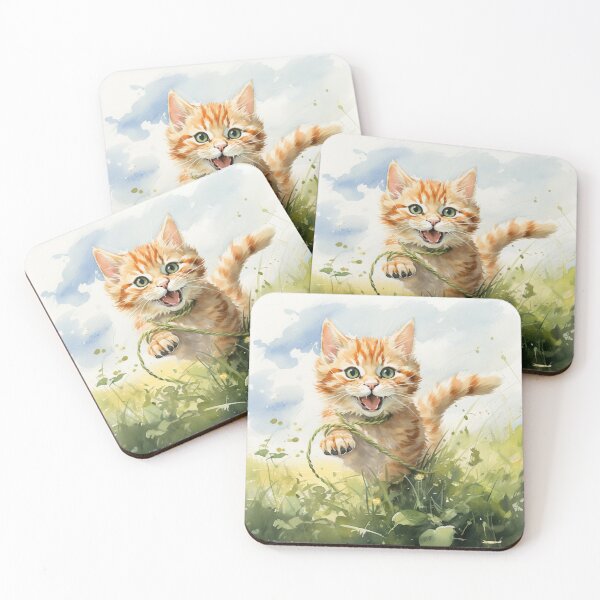 Item preview, Playful Kitten Painting designed and sold by shanessie6.