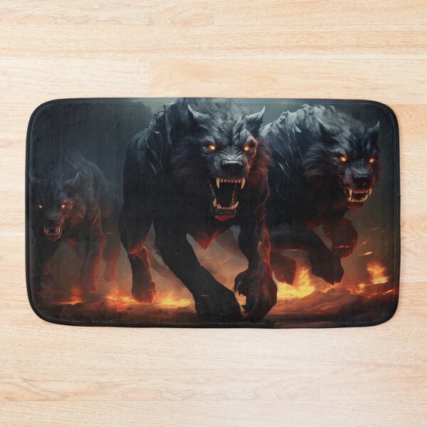 Item preview, Unleash the Fury: Encounter Creepy Hell Hounds in a Nightmarish Realm of Horror and Fire designed and sold by NexusDesk.