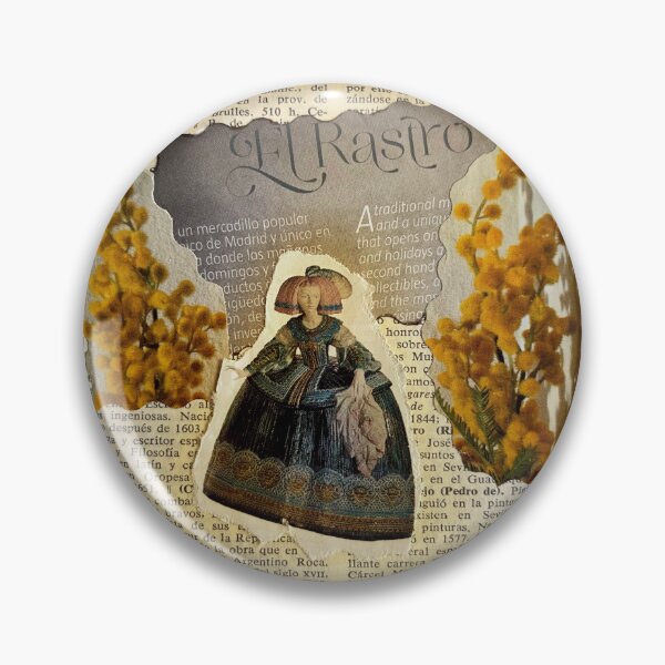 Item preview, El Rastro Madrid street market collage designed and sold by Ponted.