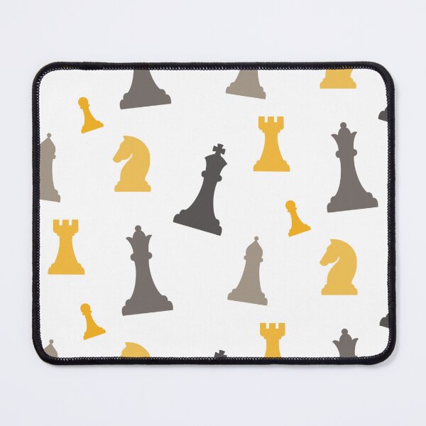Item preview, Yellow and Grey Chess Pieces designed and sold by SiriuslyShawni.