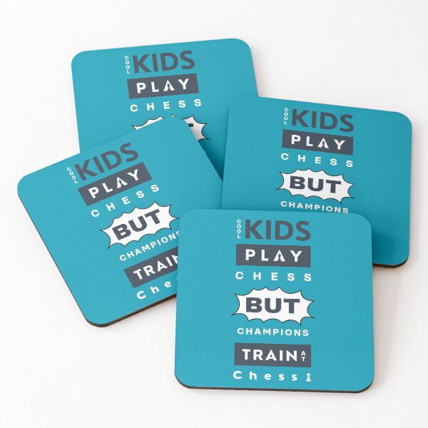 Item preview, Cool kids Play Chess - Champs Blue designed and sold by ChessiShop.