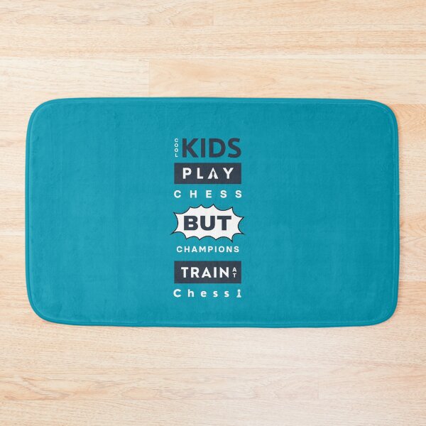 Item preview, Cool kids Play Chess - Champs Blue designed and sold by ChessiShop.