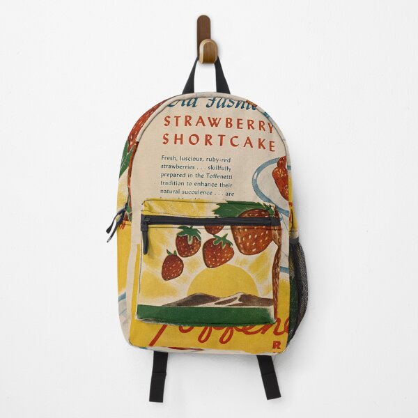 Item preview, Cartel publicitario de comida vintage: lindo anuncio de postre de tarta de fresa designed and sold by ARVA-Digital.