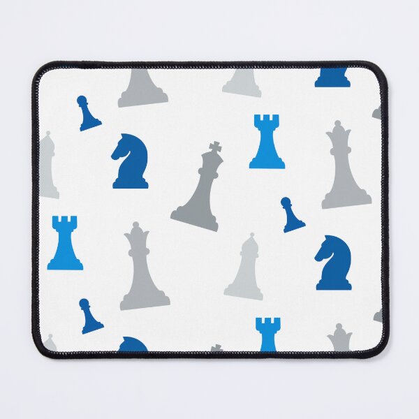Item preview, Blue and Silver Chess Pieces designed and sold by SiriuslyShawni.