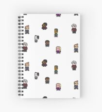 Community Cast - Pixel Spiral Notebook