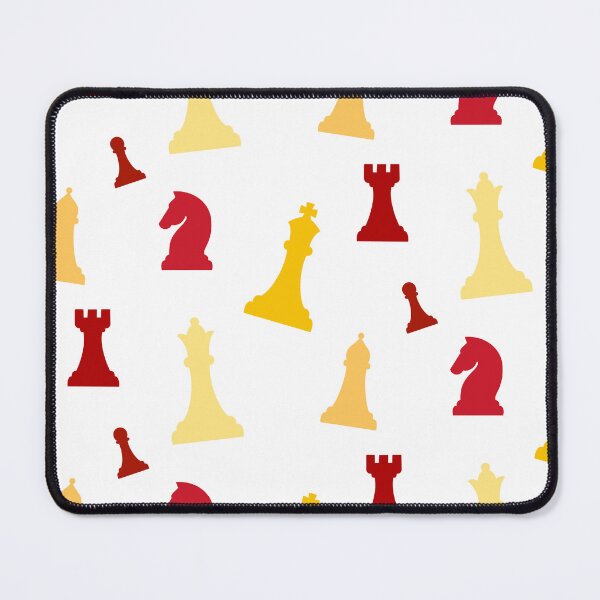 Item preview, Red and Gold Chess Pieces designed and sold by SiriuslyShawni.