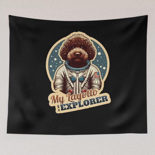 Item preview, Lagotto Romagnolo Astronaut designed and sold by ThisDress.