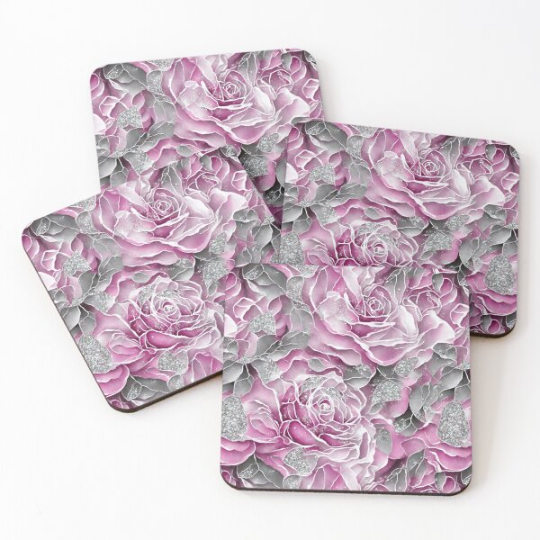 Item preview, Pink Rose Drawing Floral Seamless Pattern  designed and sold by PaxtonProjects.
