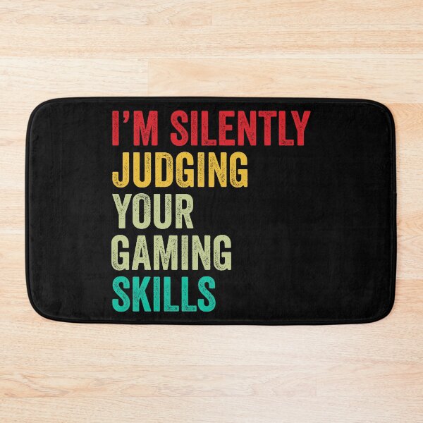 Item preview, Gaming Lovers Gift, Funny I'm Silently Judging Your Gaming Skills designed and sold by vzrnmichsudops.