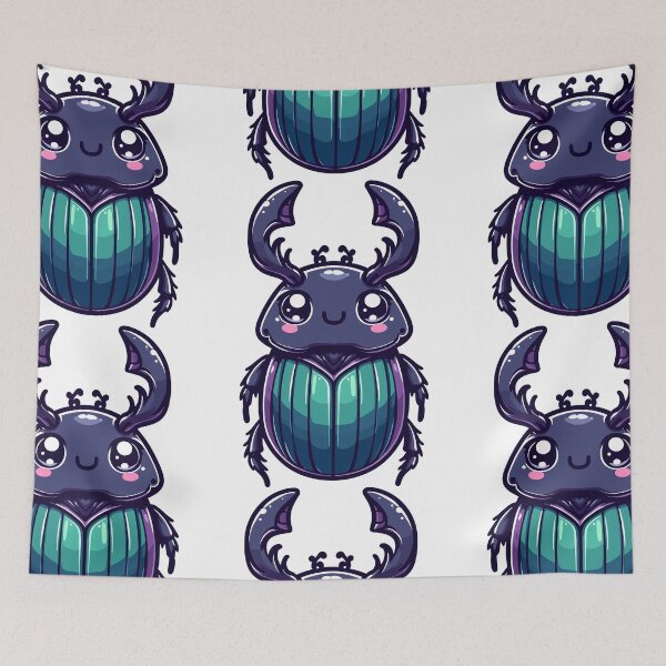 Item preview, Playful Beetle Cartoon designed and sold by ArtfulWeave.
