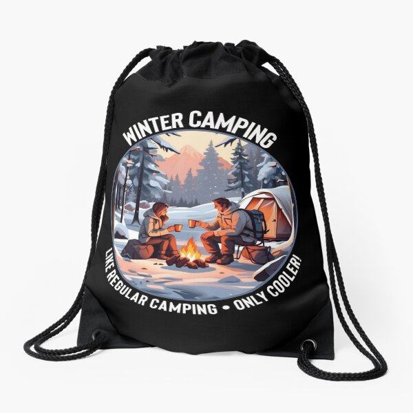 Item preview, Winter Camping, Like Regular Camping, Only Cooler (Dark) designed and sold by Gsallicat.